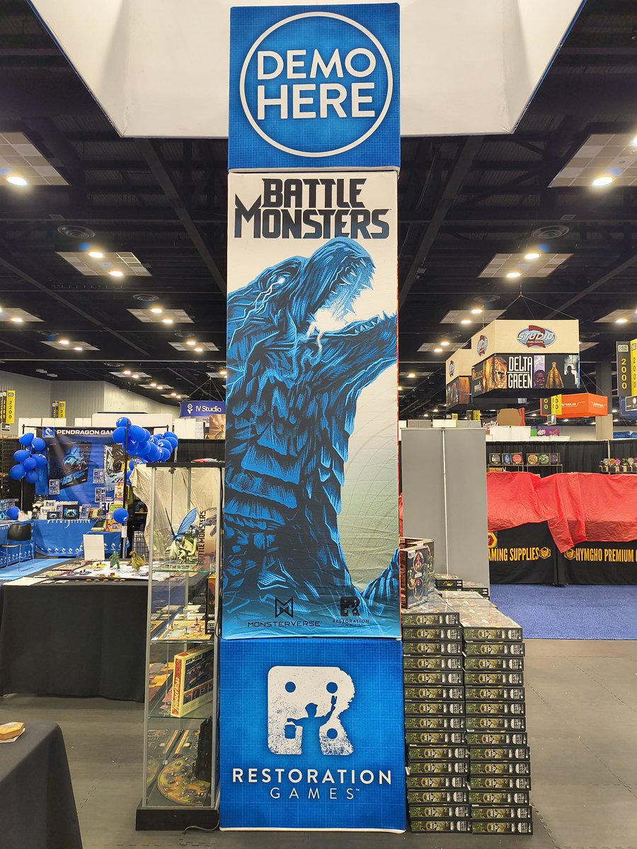 Asdruval Cifuentes (@retroboardgamer) on Twitter photo GenCon day 4
Join us <a href="/RestorationGame/">Restoration Games</a> booth 1731....this is the last day to try out Battle Monsters....mini Godzilla not included....
#GenCon GenCon day 4
Join us <a href="/RestorationGame/">Restoration Games</a> booth 1731....this is the last day to try out Battle Monsters....mini Godzilla not included....
#GenCon