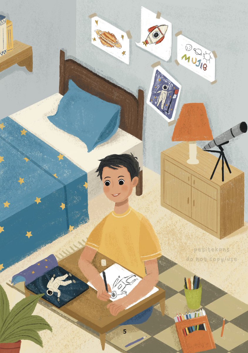 Little room, big dreams! 🪐🚀