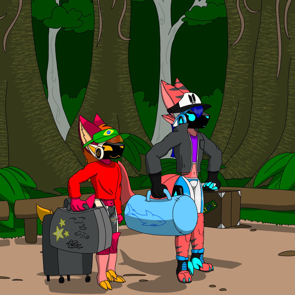 (1) Pleno Julho o que fiz? Mandei as meninas la pra casa do tio delas pra elas aprederem a falar português...
#furry #furryart #protogen #gravityfalls #digitalart #art