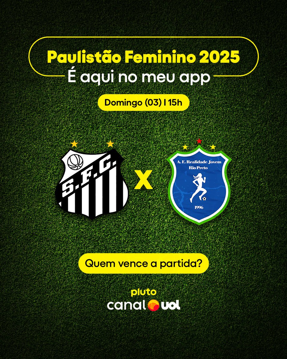 É DIA DE JOGÃO no Paulistão Feminino! 🔥 As Sereias da Vila do Santos encaram a força do Realidade Jovem! Pra quem vai a sua torcida? 🧜‍♀️⚽