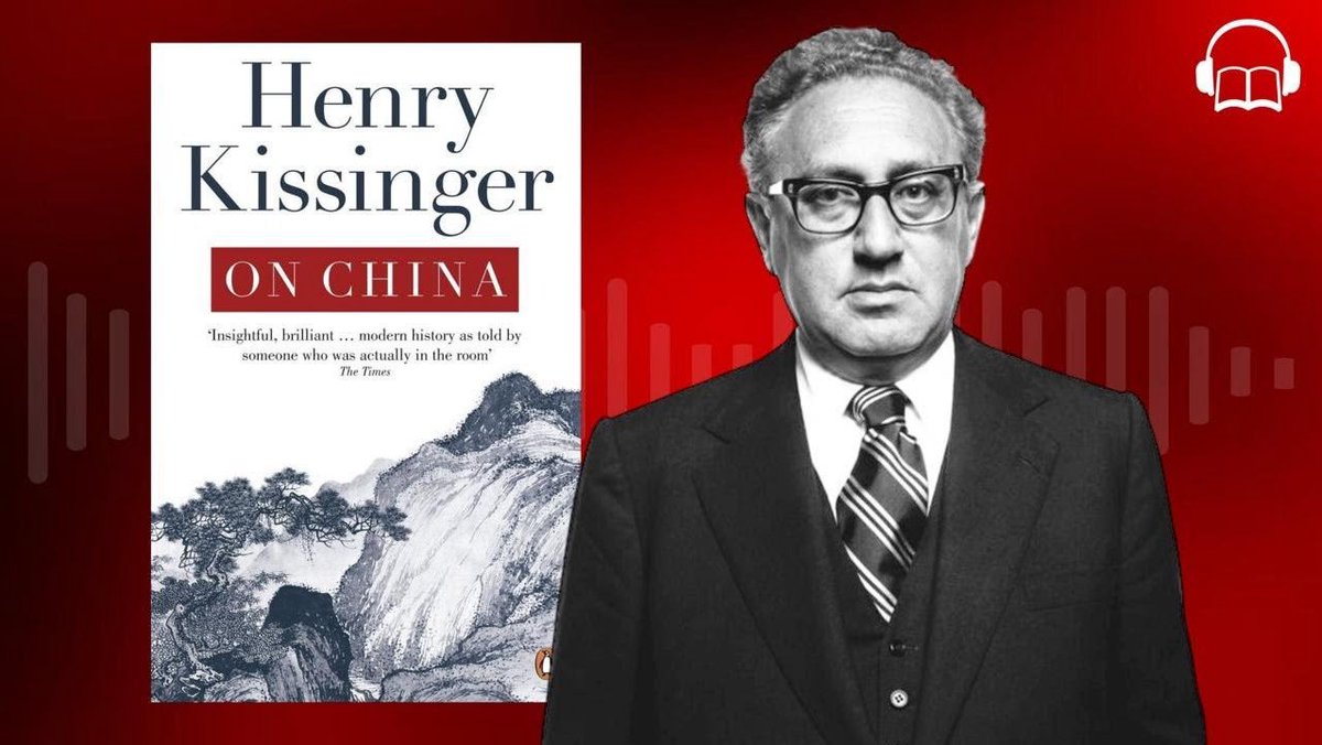 TheLearnersLib's tweet photo. On China by Henry Kissinger 

The seminal work on U.S- China relations is now available as audiobook on YouTube via The Learner’s Library.

A must listen for students of diplomacy, power, and history.

🔗 https://t.co/N3g2Vm838J https://t.co/IkrJ6hYX8j