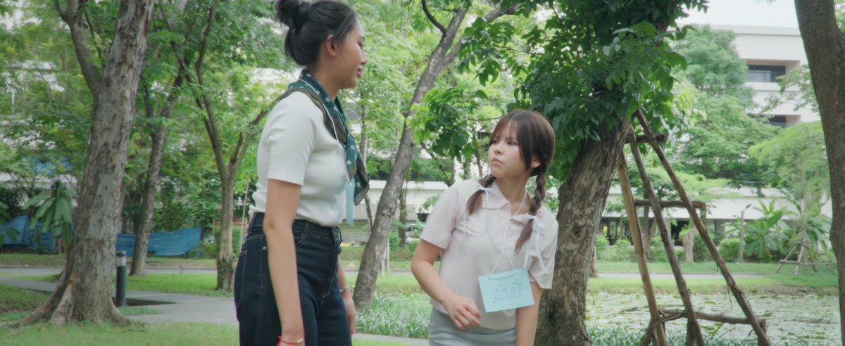 girlsloveinfo's tweet photo. The trailer for #JustNearbyTheSeries is here! 🥤 

One bag of soy milk brings Muean-Fah and Klai-Jai together… and we’re hooked 👀 

Featuring #MandyJenine &amp; #MineSarah two GL couples from Yes Please Prod.

Coming soon…

#GirlsLove https://t.co/GTaHuaIgeV