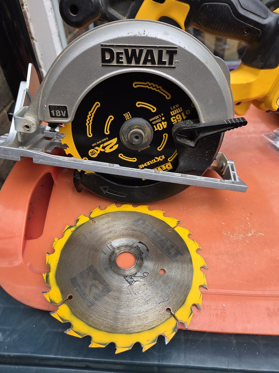 Definitely time to swap blades after 12 missing teeth.