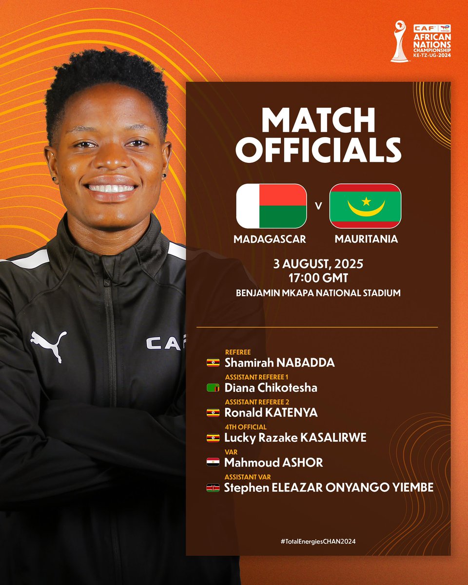 Ugandan referees are set for #TotalEnergiesCHAN2024 match day <a href="/CAF_Online/">CAF_Online</a> <a href="/CAF_Media/">CAF Media</a> <a href="/OfficialFUFA/">FUFA</a> <a href="/cbsfm_ug/">CBS FM UG</a>