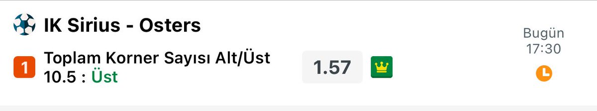 🚀 2. Adım Sizlerle !
🎯 Oran: 1.57
💰 Bahis Tutarı: 153 TL
📈 Hedef: 1.000.000 TL
🕒 Maç Başlıyor: 17:30
🎥 Kupon aşağıda 👇
