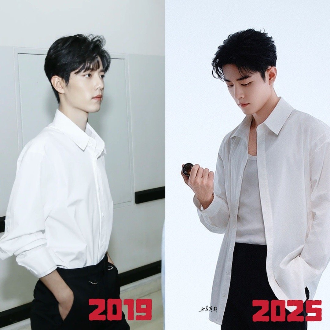 ForeverDaytoy's tweet photo. How is it possible that 6 years passed and he still looks like this?!....time, explain yourself 😭😭😭
#XiaoZhan肖战 #XiaoZhan #SeanXiao #DayTOY https://t.co/L8EeCRtyJ4