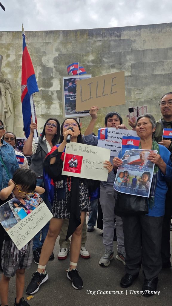 tsmlis's tweet photo. Cambodia wants peace, not war. Please respect the ceasefire agreement.

RESPECT CEASEFIRE AGREEMENT 
#CambodiaNeedPeace https://t.co/24E2Fhi2ox