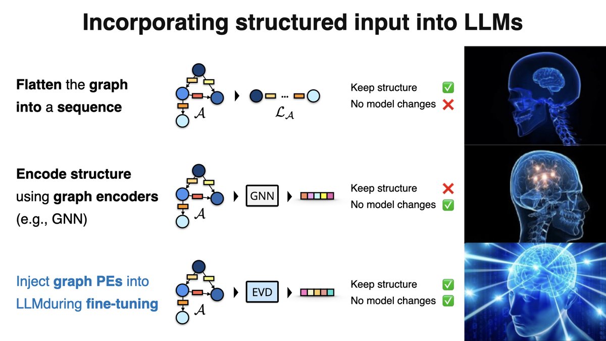 Filippo Guerranti (@guerrantif) on Twitter photo Injecting structure into LLMs with no changes to the architecture?
SAFT🧃
Structure-aware LLM fine-tuning for AMR-to-text. New SOTA + no model changes!
📍#SKnowLLM, KDD, Toronto 🇨🇦
🗓️ Aug 4, 1–5pm · Room 717
📄 arxiv.org/abs/2507.13381
w/ R. Kamel, <a href="/geisler_si/">Simon Geisler</a>, <a href="/guennemann/">Stephan Günnemann</a>
1/5 Injecting structure into LLMs with no changes to the architecture?
SAFT🧃
Structure-aware LLM fine-tuning for AMR-to-text. New SOTA + no model changes!
📍#SKnowLLM, KDD, Toronto 🇨🇦
🗓️ Aug 4, 1–5pm · Room 717
📄 arxiv.org/abs/2507.13381
w/ R. Kamel, <a href="/geisler_si/">Simon Geisler</a>, <a href="/guennemann/">Stephan Günnemann</a>
1/5