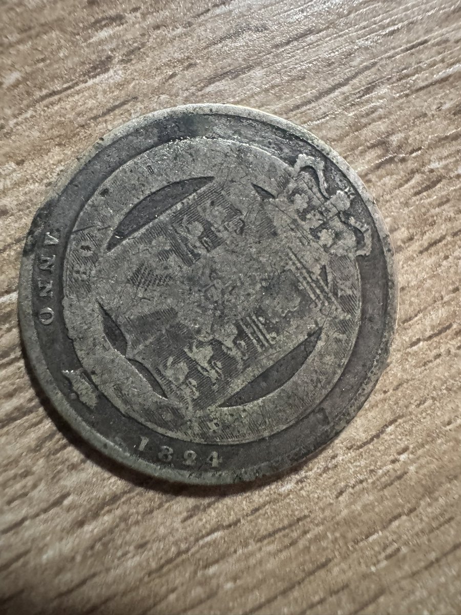 Old English shillings found these dated 1824