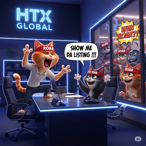 Good Morning ☀️ <a href="/HTX_Global/">HTX</a> we at $ROAR ARMY are patiently waiting to be listed on your awesome platform 

#crypto #memecoin