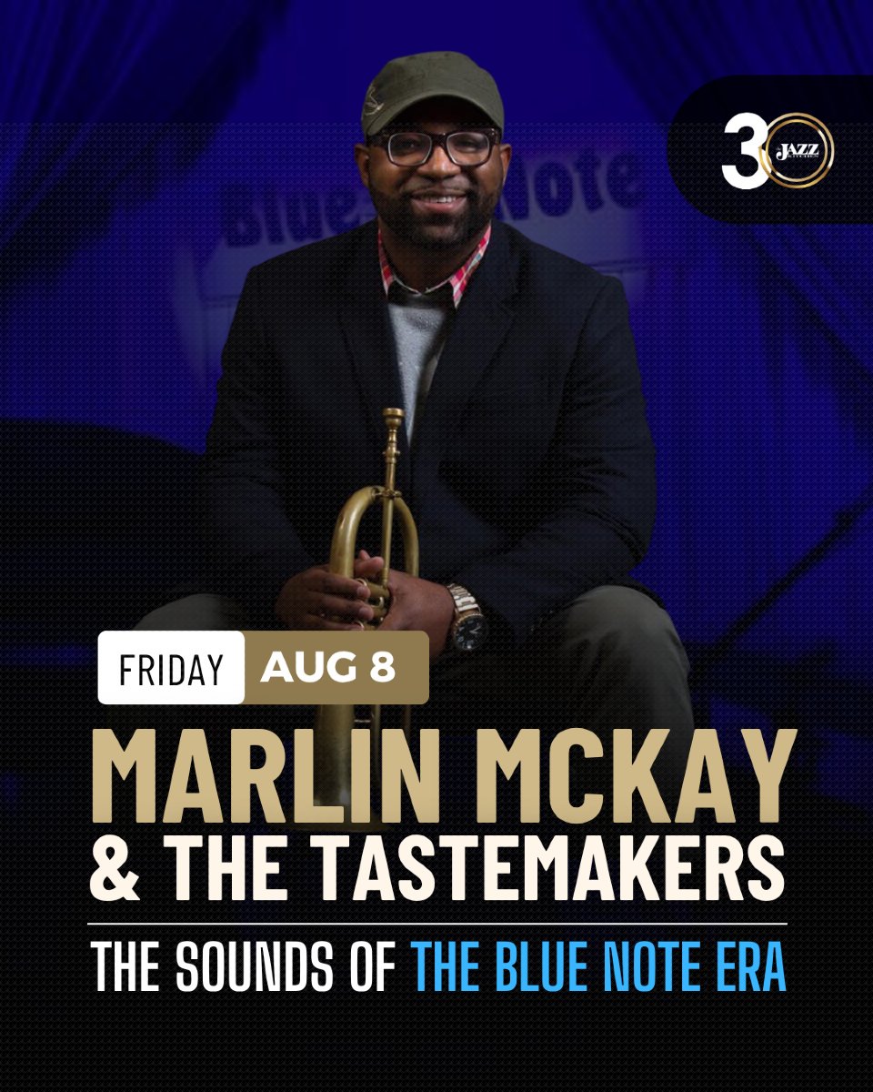 🎺 join us on a deep dive of the Blue Note Records (Era) the 30’s. Join Marlin McKay and his new band, the Tastemakers. Will embark upon a musical tour of the classic sounds of Blue Note Records, hidden gems, and original compositions that journey into the vibrant sounds of NOW!