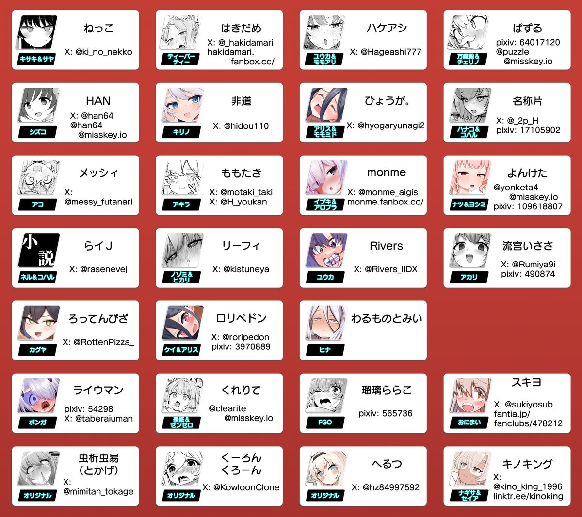 kino_king_1996's tweet photo. 首チンコ合同誌、第4弾!!!!
参加者合計71名、168p‼️
今年もぶあつい❤️1冊になりましたァ！！！
C106は両日頒布、2000円予定！
サンプルと委託情報ほか詳細はツリーにて
▼▼▼▼ https://t.co/WtWSIhSkR0