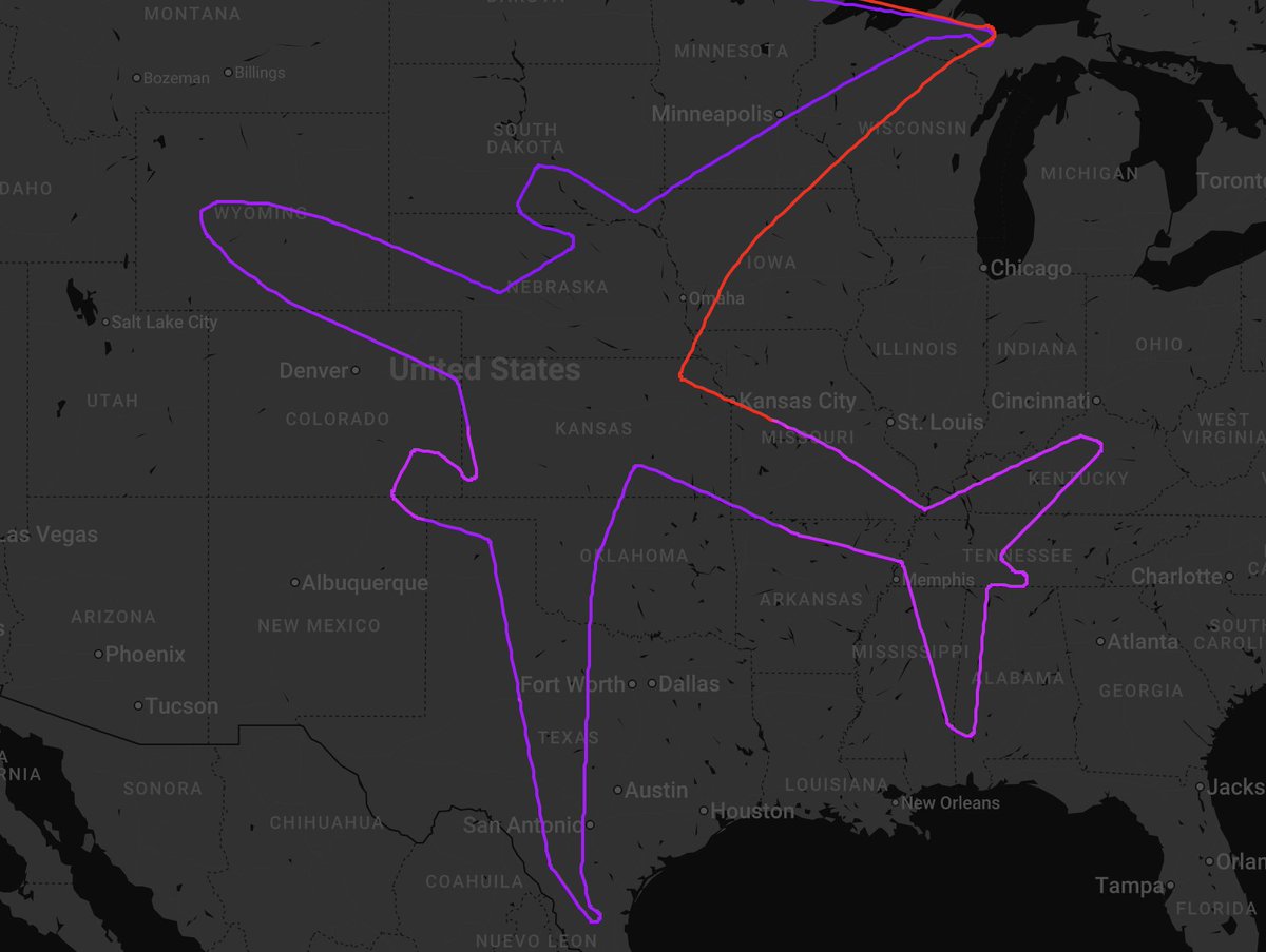 Flightradar24 (@flightradar24) on Twitter photo This week in 2017, during an 18-hour, long-endurance engine test for the <a href="/RollsRoyce/">Rolls-Royce</a> Trent 1000 TEN, a <a href="/BoeingAirplanes/">Boeing Airplanes</a> 787 drew the world’s largest self portrait. flightradar24.com/blog/flight-tr… This week in 2017, during an 18-hour, long-endurance engine test for the <a href="/RollsRoyce/">Rolls-Royce</a> Trent 1000 TEN, a <a href="/BoeingAirplanes/">Boeing Airplanes</a> 787 drew the world’s largest self portrait. flightradar24.com/blog/flight-tr…