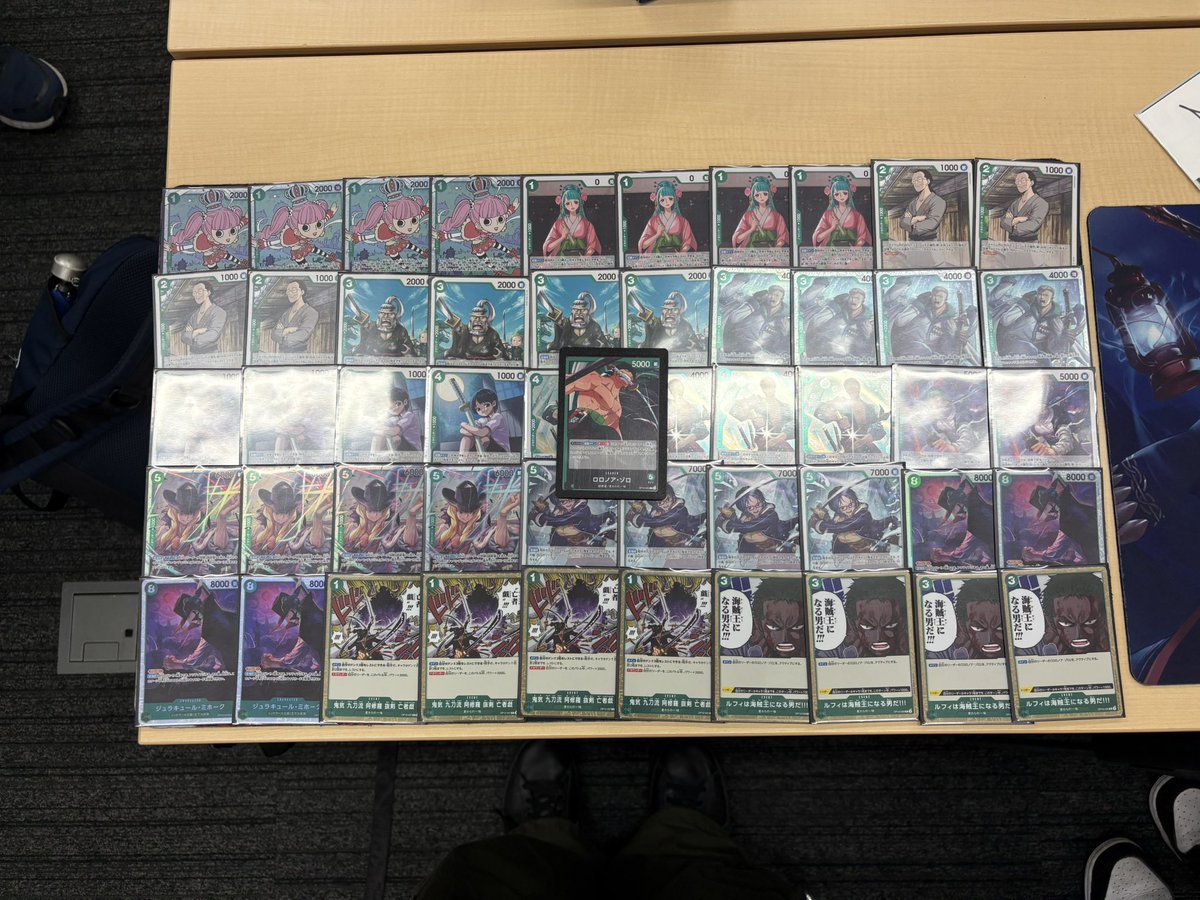 op09_Ganryu's tweet image. ⚔️第8回巌流島CS⚔️
 ‍
🏆3位 ff
tonakai選手/青紫ルフィ
むい選手/緑ゾロ
えすと選手/緑紫ルフィ
※リスト非公開

おめでとうございます🎉🎉 

#巌流島CS