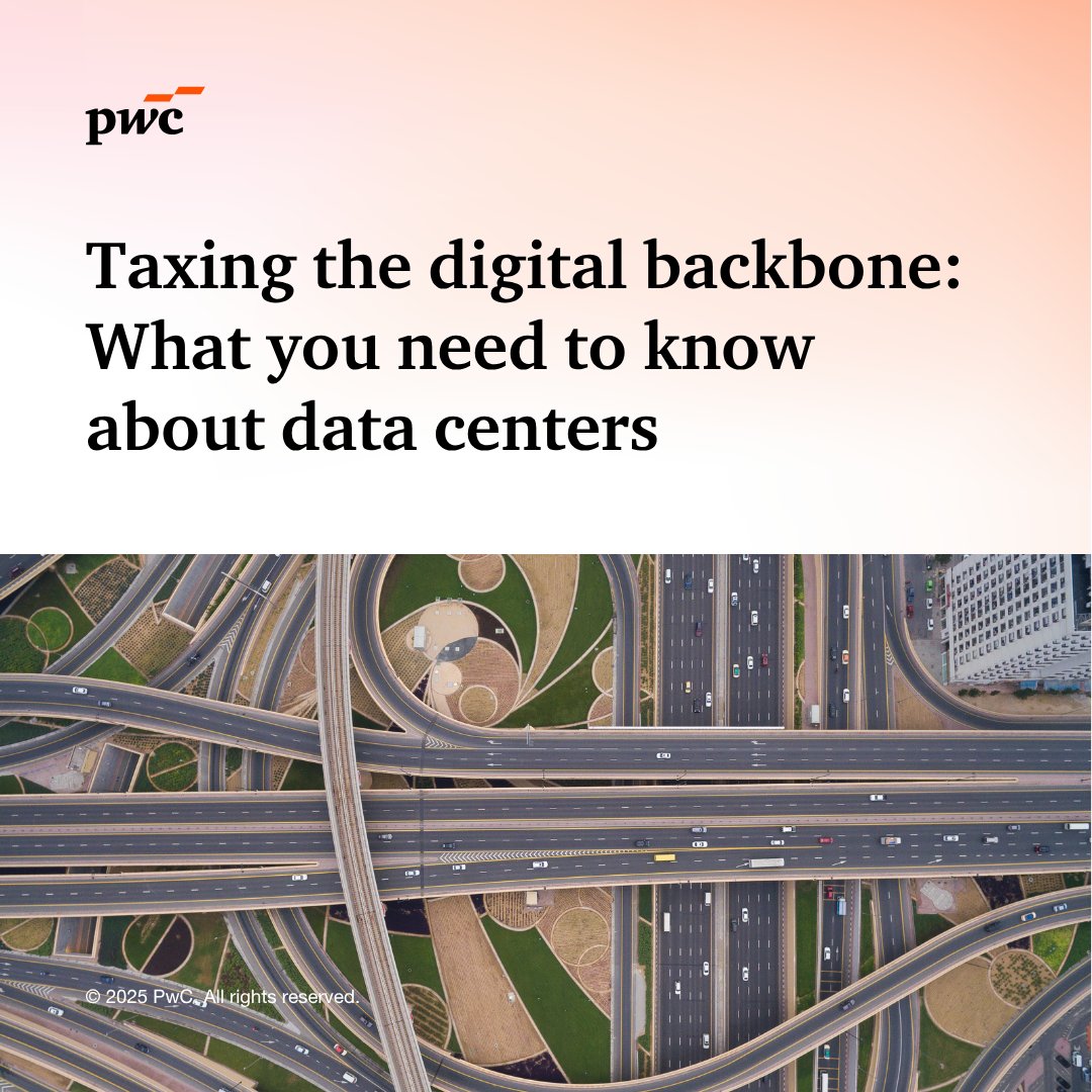 It’s a new era for digital infrastructure — with data centers at its core. Learn how to navigate the tax challenges and structure data center investments for long-term tax advantage. 

pwc.to/3J0QMTf