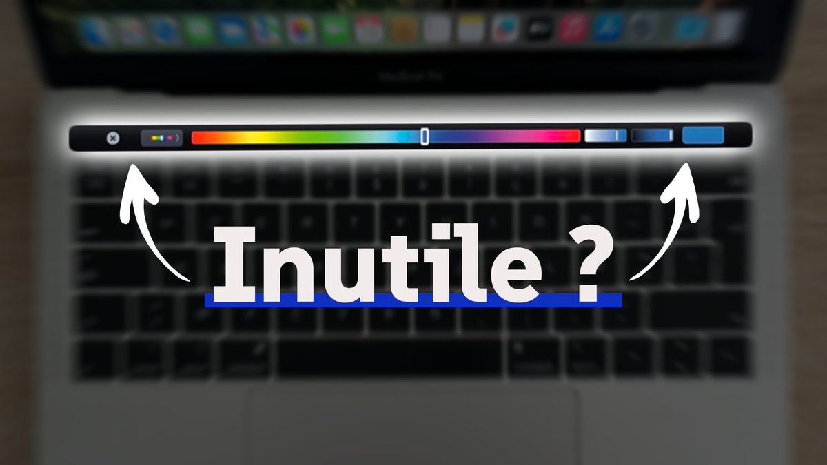 TechLambda_'s tweet image. 💻 Nouvelle vidéo !

La TouchBar, la pire idée d&apos;Apple ?
J&apos;ai pu mettre la main dessus et tester ça !

🔗 youtu.be/ZfeVH3QtzhE