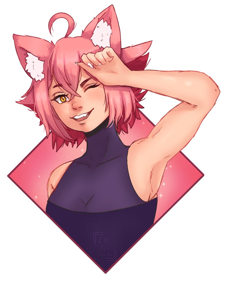 littlefoxpanda's tweet photo. #Artfight attack for @mee_pinku 

#artfight2025 #Ocartwork #originalcharacterart #vtuber
#vtuberartwork https://t.co/uu3rDKBlcZ