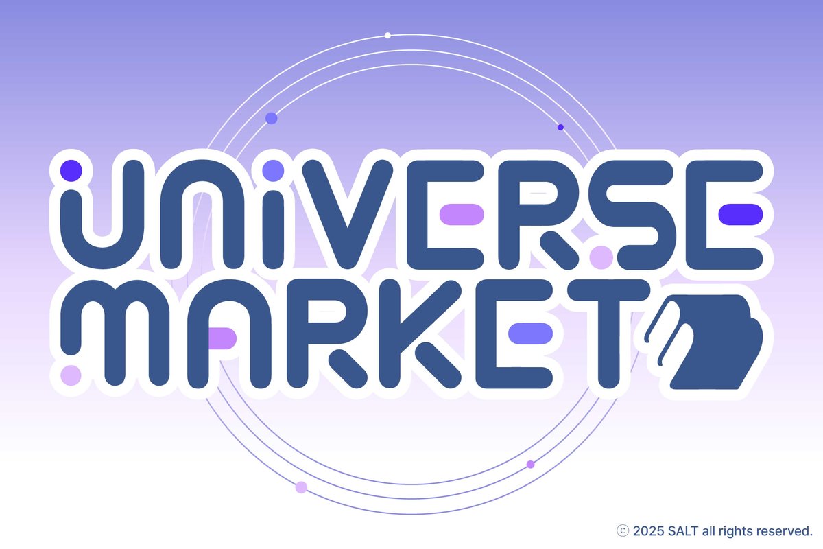 SALT / 유니버스 마켓 로고 디자인 작업을 했습니다!
많은 응원과 관심 부탁드려요🫡

 ⓒ 2025 SALT all rights reserved. 
#유니버스마켓 #유니마켓