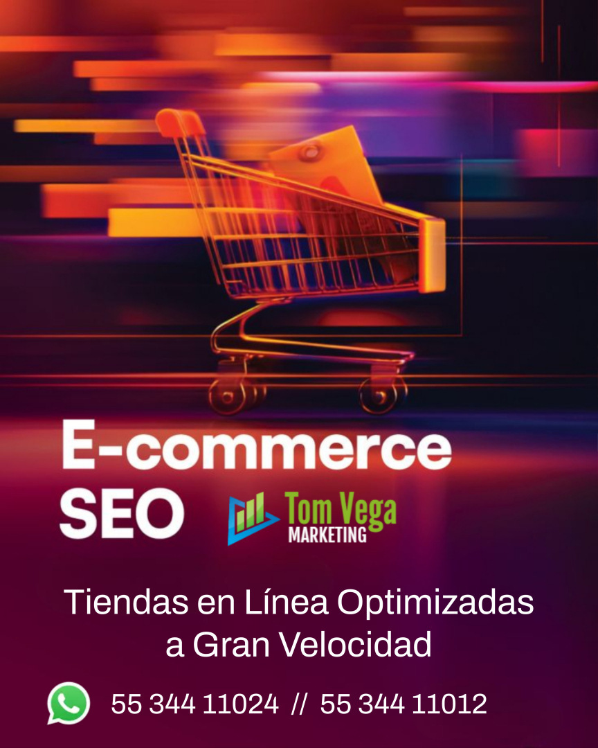 **📷 TU SITIO WEB TARDA MÁS EN CARGAR QUE UNA LLAMADA? 📷**
No pierdas clientes por un sitio lento. En **TOM VEGA MARKETING** desarrollamos **Ecommerce de gran velocidad**, optimizadas con **SEO** para que tu negocio no solo cargue rápido… ¡sino que también aparezca en Google!