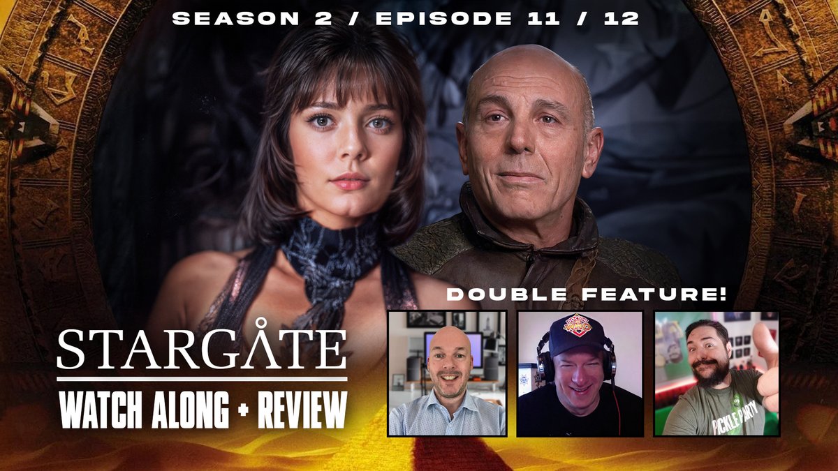 Stargate SG-1 - Live Watch-Along - The Tok'ra Arrive! 

Step through the gate and join us as we continue our live watch-along of Stargate SG-1: Season 2, as the Tok'ra arrive today! 

We will be live streaming the episodes in our Discord at the link below and commenting in the