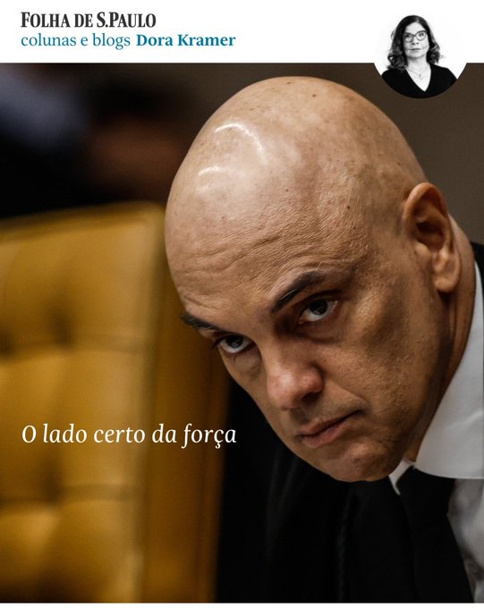 Dê sua nota de 0 a 10 para Xandão, o lado certo da força da democracia Brasileira ... 👇