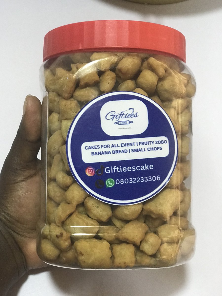 _giftieee's tweet photo. I make affordable milky chin chin and different kind of pastries and cake. Bulk order is available, kindly check out my page on instagram to see varieties @ giftieescake

#BBNaija #KCONLA2025 #lagos #TrendingNow https://t.co/bdGjef4s0d