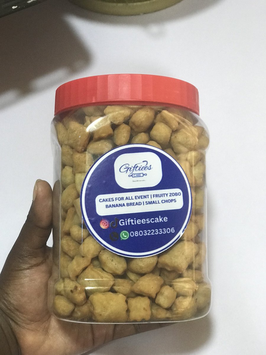 _giftieee's tweet photo. I make affordable milky chin chin and different kind of pastries and cake. Bulk order is available, kindly check out my page on instagram to see varieties @ giftieescake

#BBNaija #KCONLA2025 #lagos #TrendingNow https://t.co/bdGjef4s0d