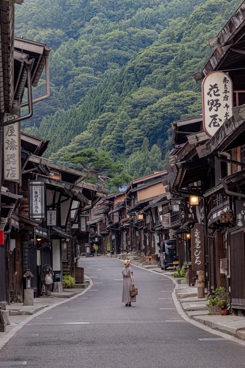 江戸時代にタイムスリップしたかのような宿場町