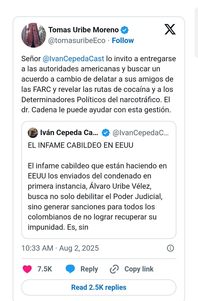 Angelica Monsalve Gaviria (@alazamo123) on Twitter photo #LaSuplantación Los mañosos no pierden la costumbre de hacer montajes judiciales contra las personas, incluso con la venia de algunos corruptos dentro de la administración de justicia.
Les invito a leer el artículo de <a href="/DCoronell/">Daniel Coronell</a> para que se enteren cómo es el nuevo exterminio #LaSuplantación Los mañosos no pierden la costumbre de hacer montajes judiciales contra las personas, incluso con la venia de algunos corruptos dentro de la administración de justicia.
Les invito a leer el artículo de <a href="/DCoronell/">Daniel Coronell</a> para que se enteren cómo es el nuevo exterminio