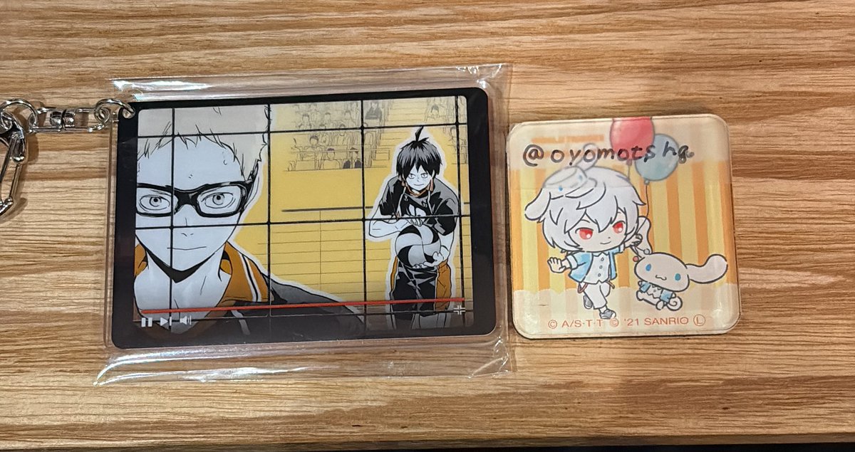 【ハイキュー‼︎ 交換　アクリルキーホルダー－the highlights－】

譲◎月島&amp;山口
求◎日向or木兎

郵送交換希望。検索からでもお気軽にお声掛け下さい！