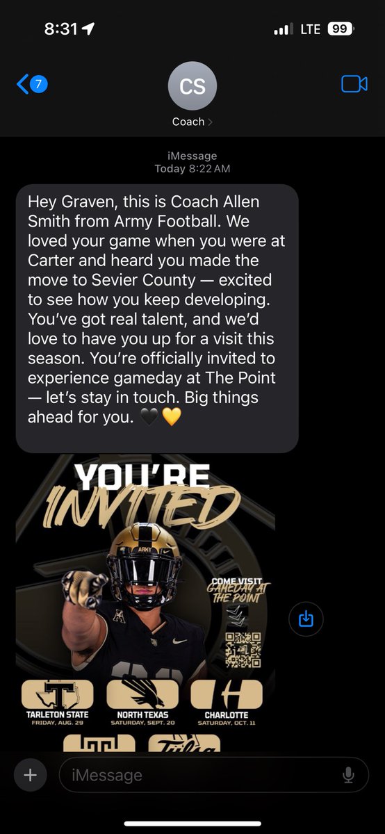 Graven Wilson (@graven_wilson) on Twitter photo Thank you <a href="/CoachASmith_/">Allen Smith</a> and <a href="/ArmyWP_Football/">Army Football</a> for the game day invite looking forward to coming out
<a href="/LovedayTodd/">Todd Loveday</a> <a href="/CoachBbears/">Bryan Atchley</a> <a href="/SmokyBearFball/">Sevier County Smoky Bears Football</a> Thank you <a href="/CoachASmith_/">Allen Smith</a> and <a href="/ArmyWP_Football/">Army Football</a> for the game day invite looking forward to coming out
<a href="/LovedayTodd/">Todd Loveday</a> <a href="/CoachBbears/">Bryan Atchley</a> <a href="/SmokyBearFball/">Sevier County Smoky Bears Football</a>