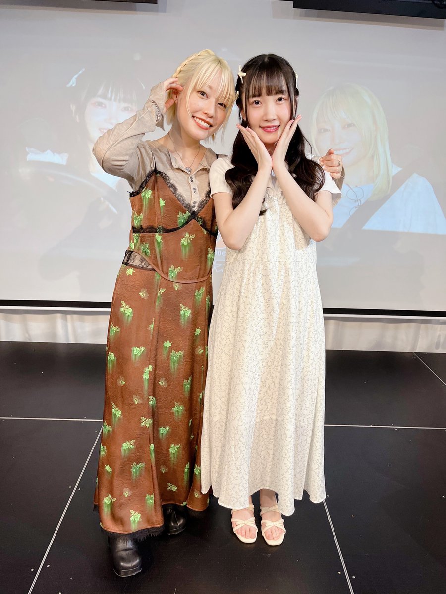hondo_oshi's tweet photo. 「本渡楓のオシゴトラジオ〜最後のオシゴト〜」第2部終了‼️ 

ゲストに長縄まりあさんをお迎えし、人生ビンゴと車校朗読劇をお届け！ お二人の阿吽の呼吸に会場も盛り上がりましたね✨
そんな第２部のアーカイブもぜひご視聴ください

👇視聴はこちら👇
https://t.co/VpFCohdhTm 

#本渡楓 #本渡オシ https://t.co/NaLEZJ6zOQ