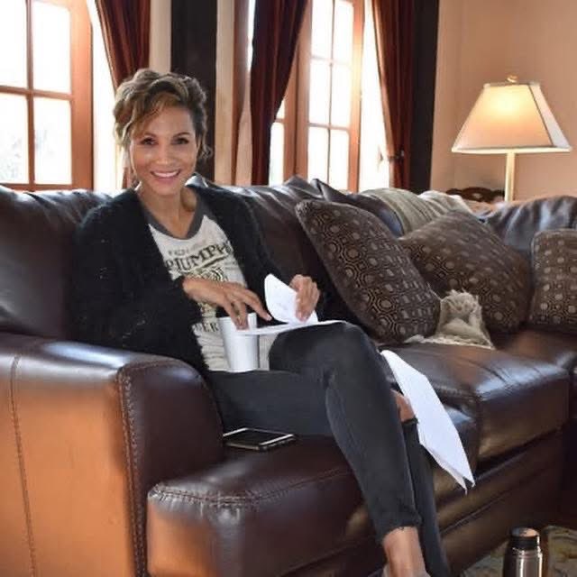Behind the Scenes of Beacon Hill Season 2 and we find Marem Hassler going over her script. She's seated in the Preston living room. Note she is seated in the Preston living room.

#BeaconHilltheSeries