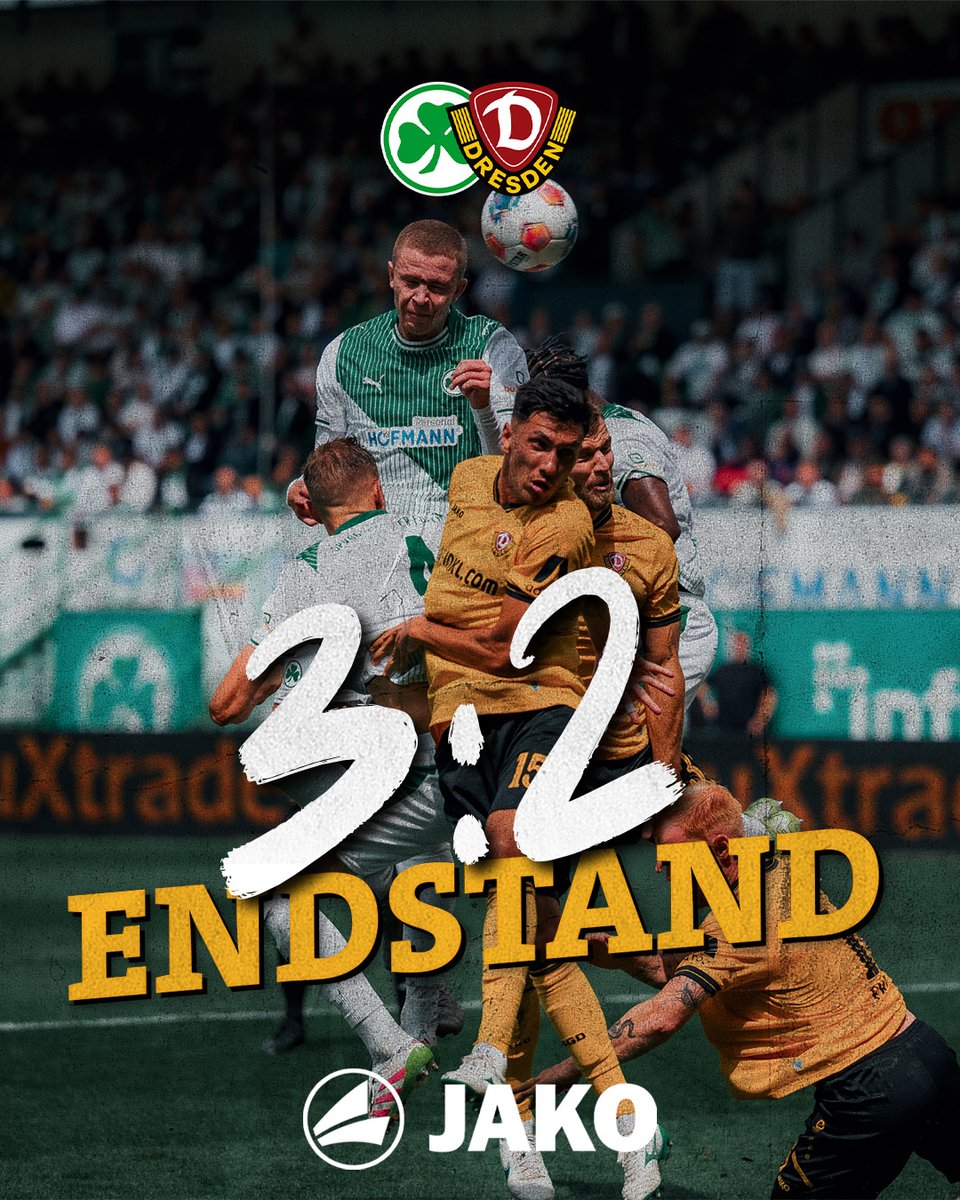 DynamoDresden's tweet photo. ⏰90'+6 Schluss. Großer Kampf, aber am Ende geht's ohne Punkte zurück nach Dresden. #SGFSGD 3:2 #sgd1953 https://t.co/2ToreF5Msj