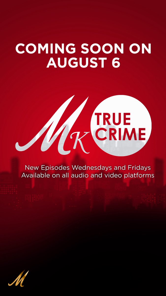 🚨BIG ANNOUNCEMENT🚨
Megyn Kelly’s new legal channel — MK TRUE CRIME - launches Aug 6 and I’m thrilled to be a part of it, along with some names you know and love!

✅ Like
✅ Subscribe
✅ COMMENT + TAG ME so I can personally thank you 🙌

#MKTrueCrime  #megynkelly