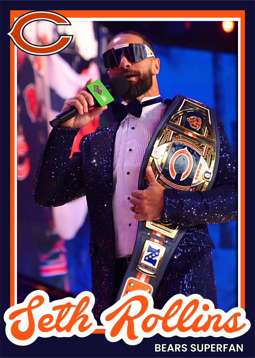 Alright 3 lucky 🍀 winners for that  custom Seth Rollins #DaBears  card 🐻⬇️

To Enter:

1️⃣ Like &amp; RT 👍
⏰ Winners Announced - 8/10