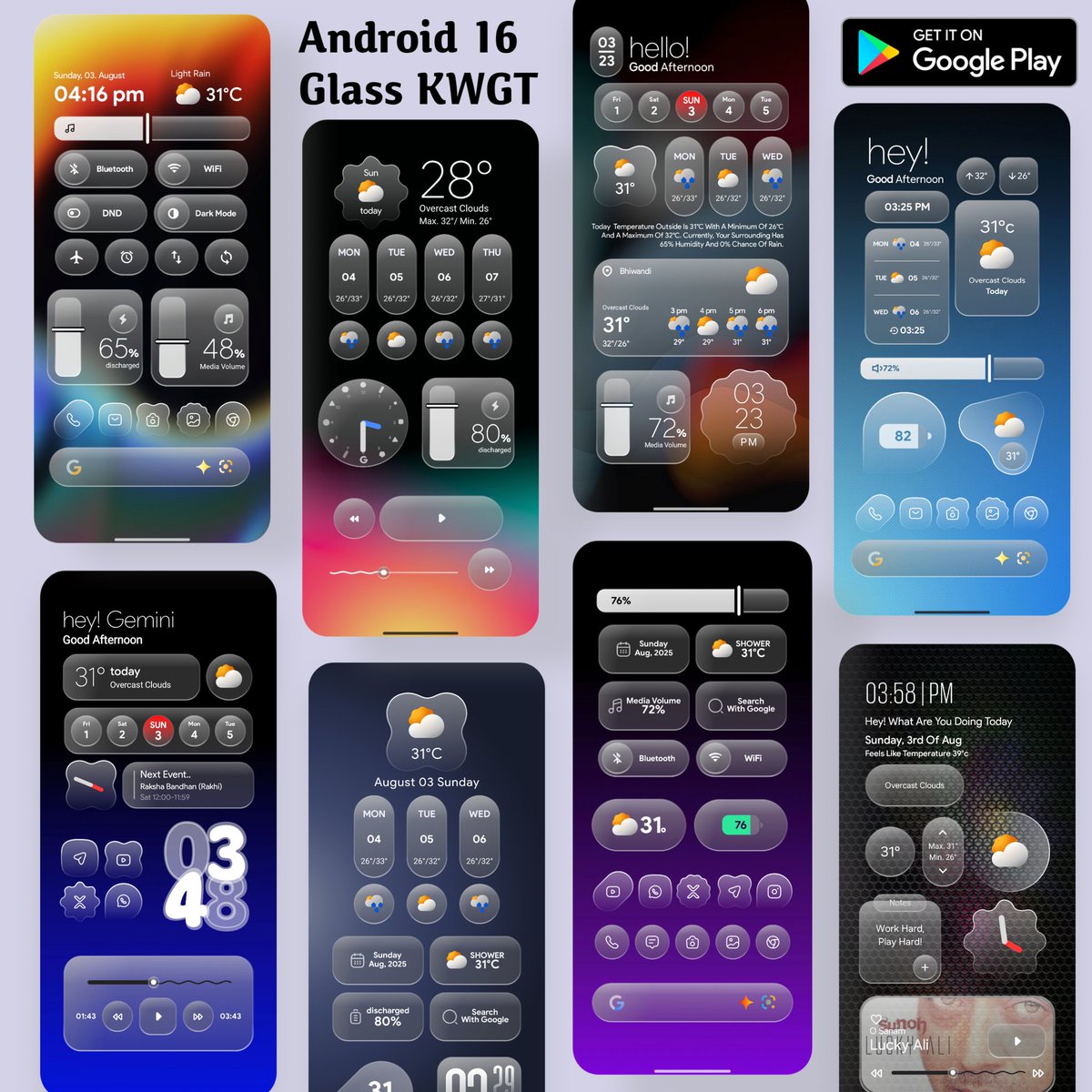 AhMad π Ansari (@ahmadansari2233) on Twitter photo π₯π Hello Guy's Here I present My New
#app call π₯π #android16 #iOS26
#Android16kwgt
bit.ly/android16glassβ¦
π 10 Codes Giveaway π
Follow Me <a href="/Ahmadansari2233/">AhMad π Ansari</a>
Like β€οΈ Repost π With tags 5 friends Results in 48hrs,
1st Release With 70 Beautiful Android 16 Material 3 π₯π Hello Guy's Here I present My New
#app call π₯π #android16 #iOS26
#Android16kwgt
bit.ly/android16glassβ¦
π 10 Codes Giveaway π
Follow Me <a href="/Ahmadansari2233/">AhMad π Ansari</a>
Like β€οΈ Repost π With tags 5 friends Results in 48hrs,
1st Release With 70 Beautiful Android 16 Material 3