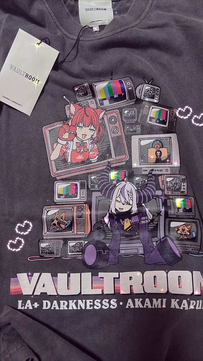 ボルトルーム(VAULTROOM)Tシャツ 赤見かるび×ラプラスダークネス