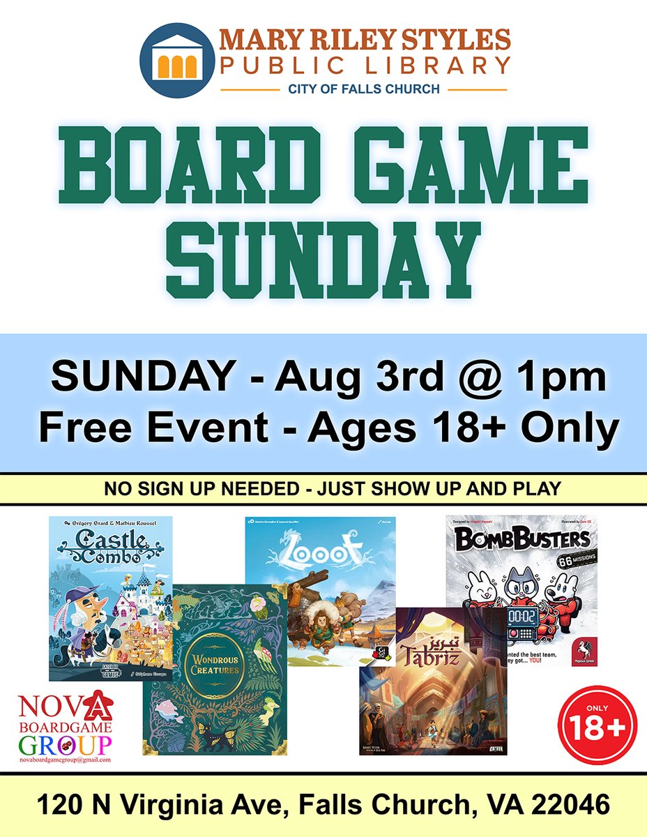 NOVA BoardGame Group tweet media