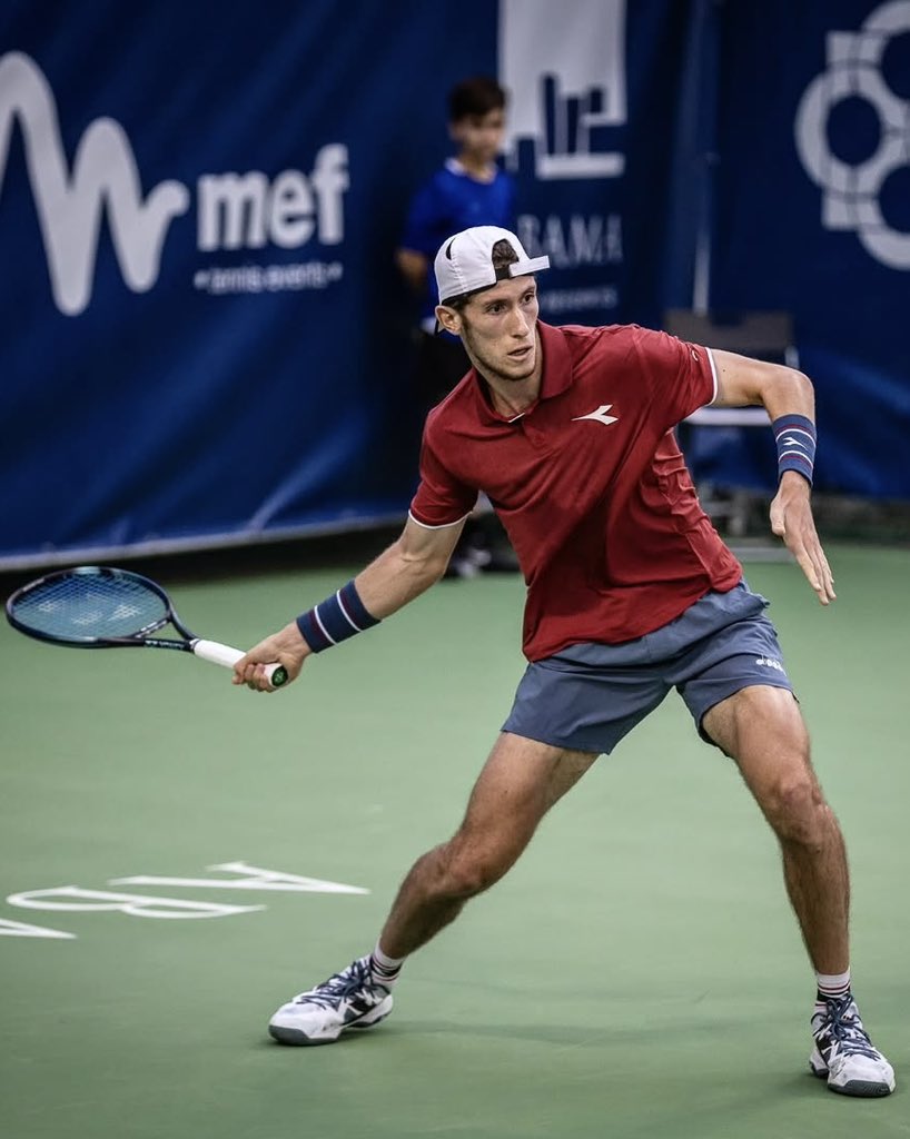 Dopo l’ottima settimana nel Challenger di Porto, Francesco Maestrelli si ferma in finale: Echargui si impone 6-3, 6-2 🔵

Sconfitto anche Aleksandr Binda nell’ultimo atto di Astana, battuto da Budkov Kjaer 6-4, 6-3