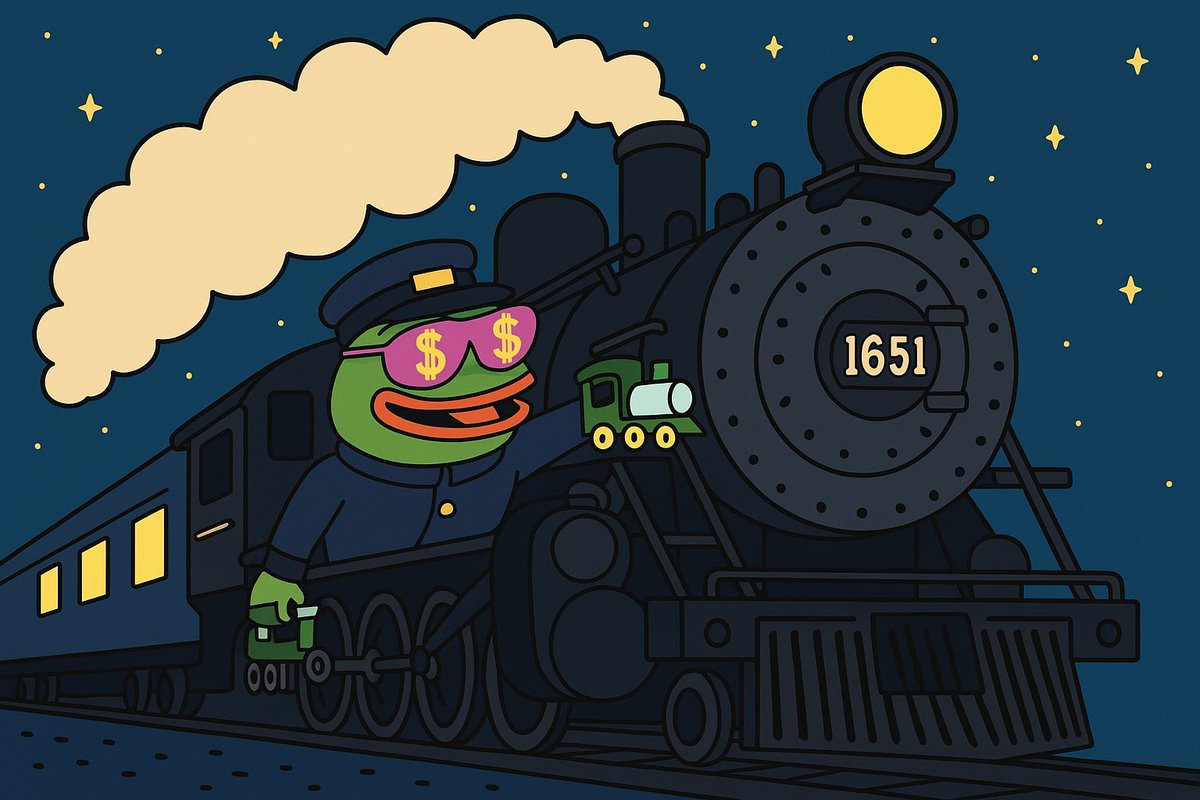Cavin Krenik (@cavinkrenik) on Twitter photo Choo choo, mfers! The Conductor of Gains is rollin’ through with a full load of $WEPE and no brakes in sight. All aboard before it leaves the station. #ChooChoo #WEPE #MemeCoin #PepeTrain #CryptoDegens <a href="/WEPEToken/">Wall Street Pepe</a>
🐸⚔️
<a href="/CoinMarketCap/">CoinMarketCap</a> <a href="/coinbase/">Coinbase 🛡️</a> <a href="/kucoincom/">KuCoin</a> <a href="/MEXC_Official/">MEXC</a> Choo choo, mfers! The Conductor of Gains is rollin’ through with a full load of $WEPE and no brakes in sight. All aboard before it leaves the station. #ChooChoo #WEPE #MemeCoin #PepeTrain #CryptoDegens <a href="/WEPEToken/">Wall Street Pepe</a>
🐸⚔️
<a href="/CoinMarketCap/">CoinMarketCap</a> <a href="/coinbase/">Coinbase 🛡️</a> <a href="/kucoincom/">KuCoin</a> <a href="/MEXC_Official/">MEXC</a>