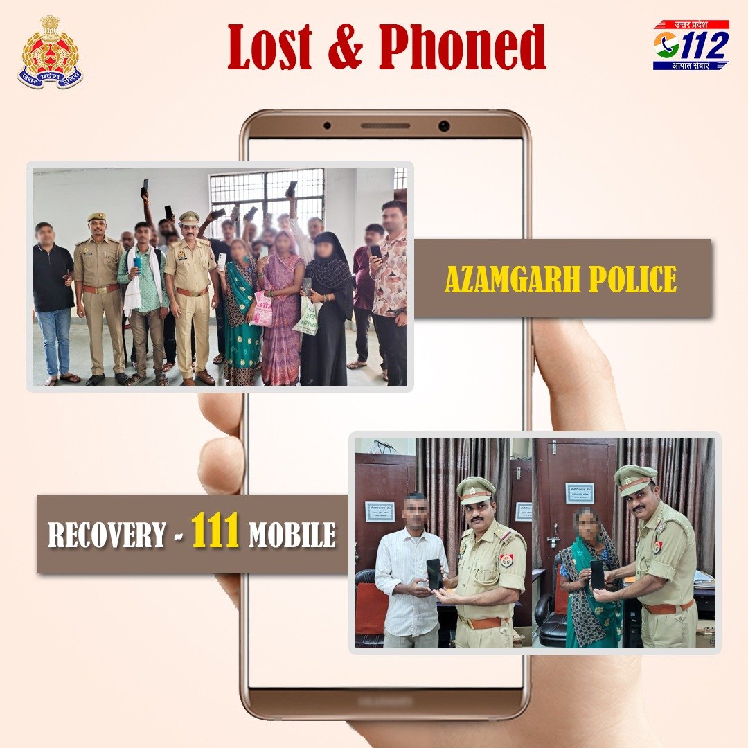 UP POLICE (@uppolice) on Twitter photo "Operation Ring Return!"
<a href="/azamgarhpolice/">AZAMGARH POLICE</a> рджреНрд╡рд╛рд░рд╛ 111 рдЦреЛрдП рд╣реБрдП рдореЛрдмрд╛рдЗрд▓ рдлреЛрди рдмрд░рд╛рдордж рдХрд░ рдЙрдирдХреЗ рд╕реНрд╡рд╛рдорд┐рдпреЛрдВ рдХреЛ рд╕реБрдкреБрд░реНрдж рдХрд┐рдП рдЧрдПред
#RingReturn
#TrustRecharged "Operation Ring Return!"
<a href="/azamgarhpolice/">AZAMGARH POLICE</a> рджреНрд╡рд╛рд░рд╛ 111 рдЦреЛрдП рд╣реБрдП рдореЛрдмрд╛рдЗрд▓ рдлреЛрди рдмрд░рд╛рдордж рдХрд░ рдЙрдирдХреЗ рд╕реНрд╡рд╛рдорд┐рдпреЛрдВ рдХреЛ рд╕реБрдкреБрд░реНрдж рдХрд┐рдП рдЧрдПред
#RingReturn
#TrustRecharged