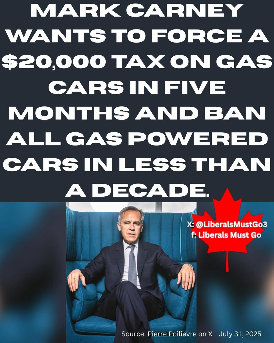 And Canadians voted for this tyrant? 
🤦🏻‍♂️

Mark Carney is a piece of 💩