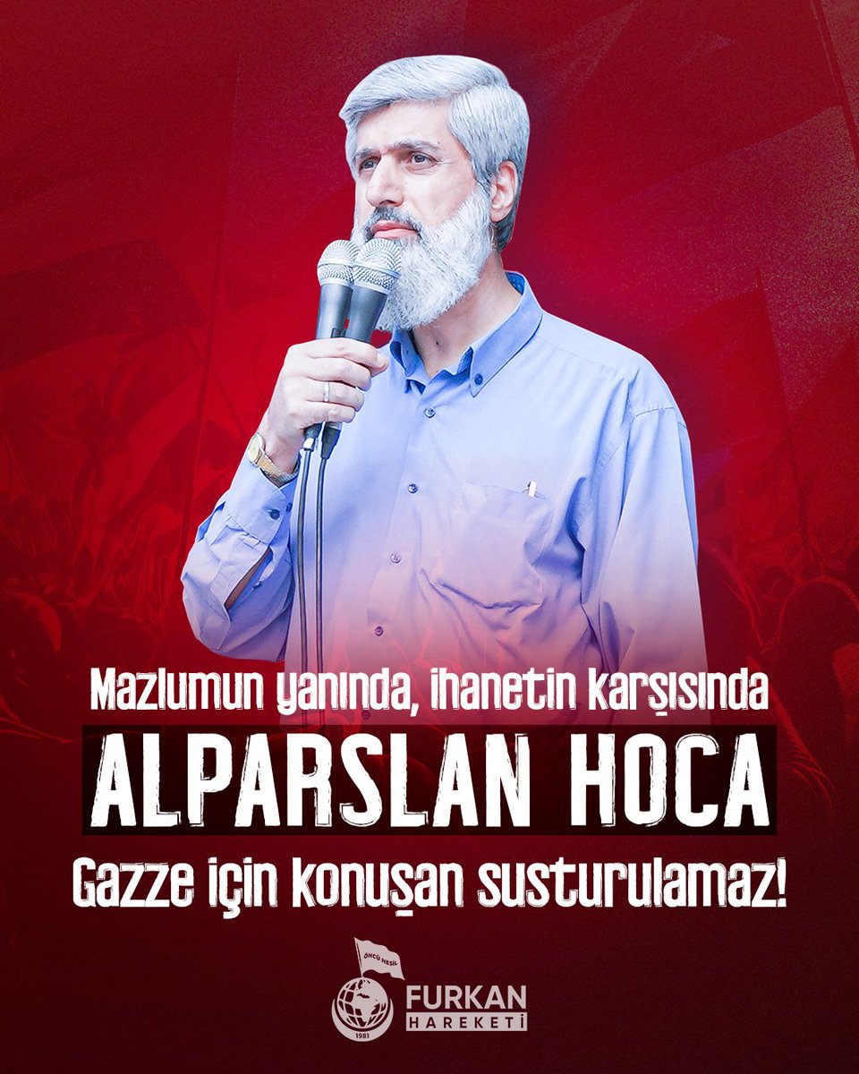 Mazlumun yanında ihanetin karşısında! 

AlparslanHocaya Alçakİftira