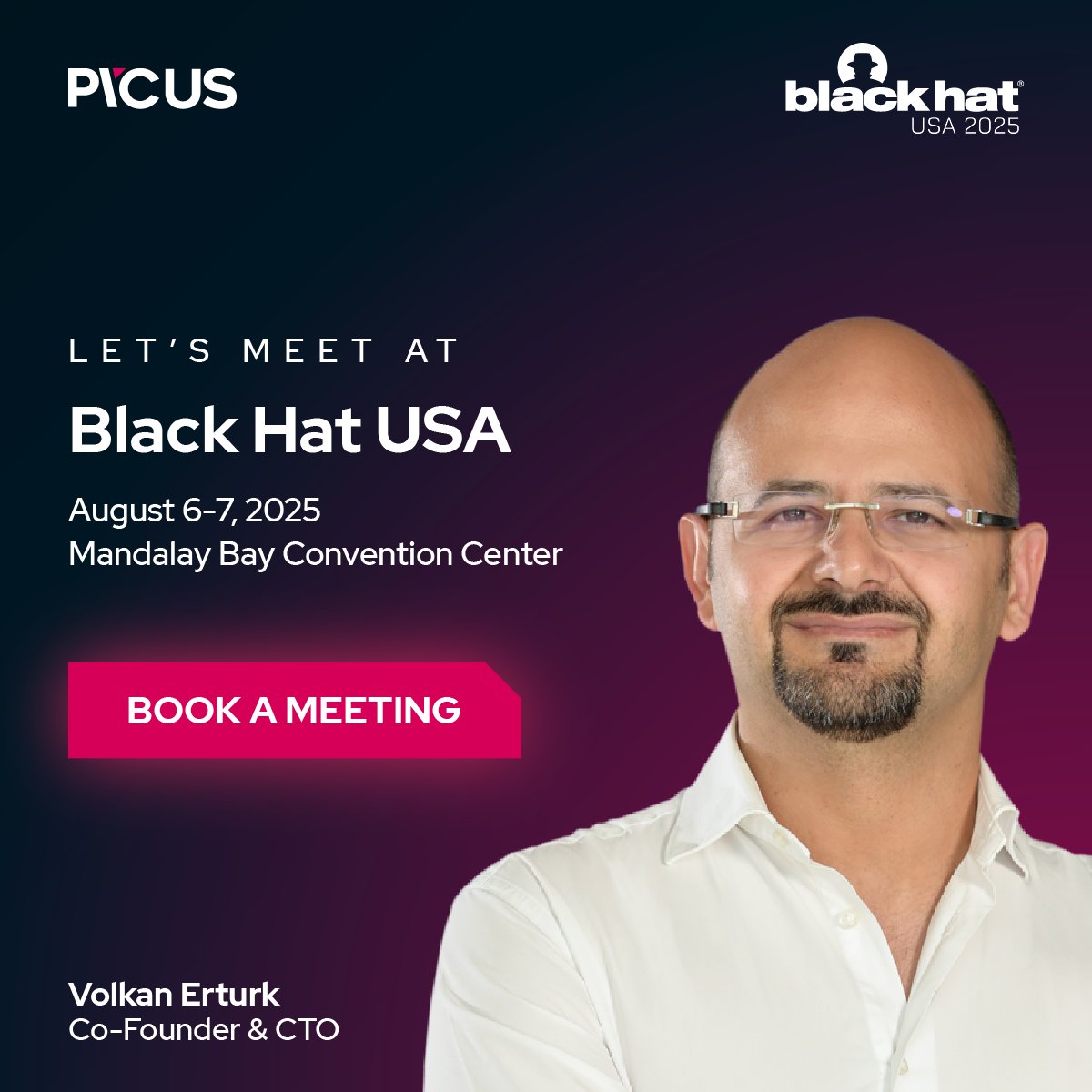 Your vulnerability scanners label countless CVEs as critical, but which ones truly threaten your environment? 

Our Co-Founder and CTO, Volkan Erturk, will be at Booth #3741 to discuss how Picus Exposure Validation accurately reveals the handful of vulnerabilities that actually