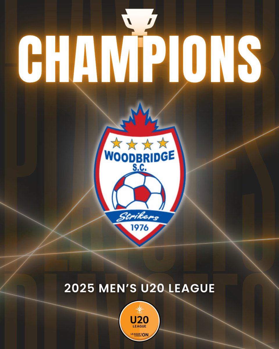 🟠 After a prolific performance in last night's final, congratulations to the 2025 Men's U20 League champions, @woodbridgel1om. 👏

#L1ONSteppingUp