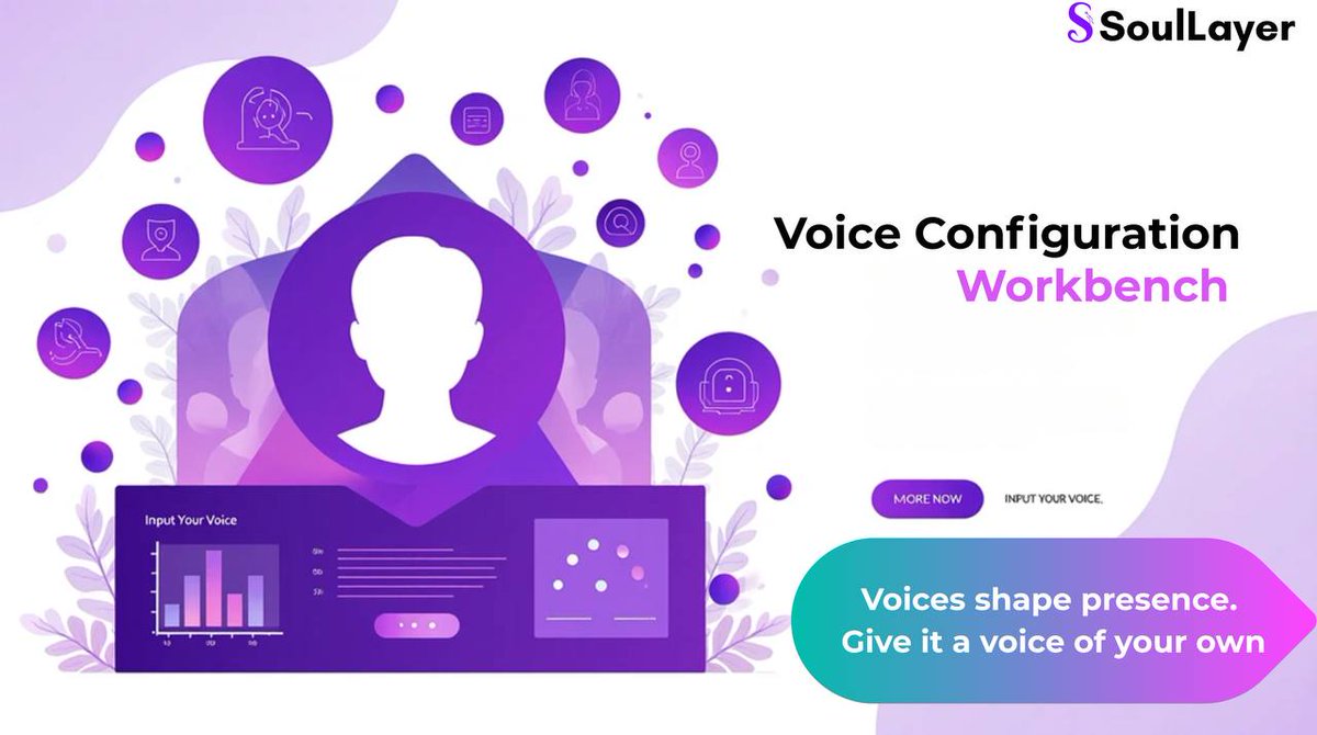 SoulLayer_AI's tweet photo. Voice isn’t just output—it’s identity.

In #SoulLayer’s Voice Configuration Workbench, users can upload real samples or define vocal traits that reflect tone, cadence, age, and emotion.

The result? A companion that doesn’t just sound human—but sounds right for you. https://t.co/uktqERzWqB