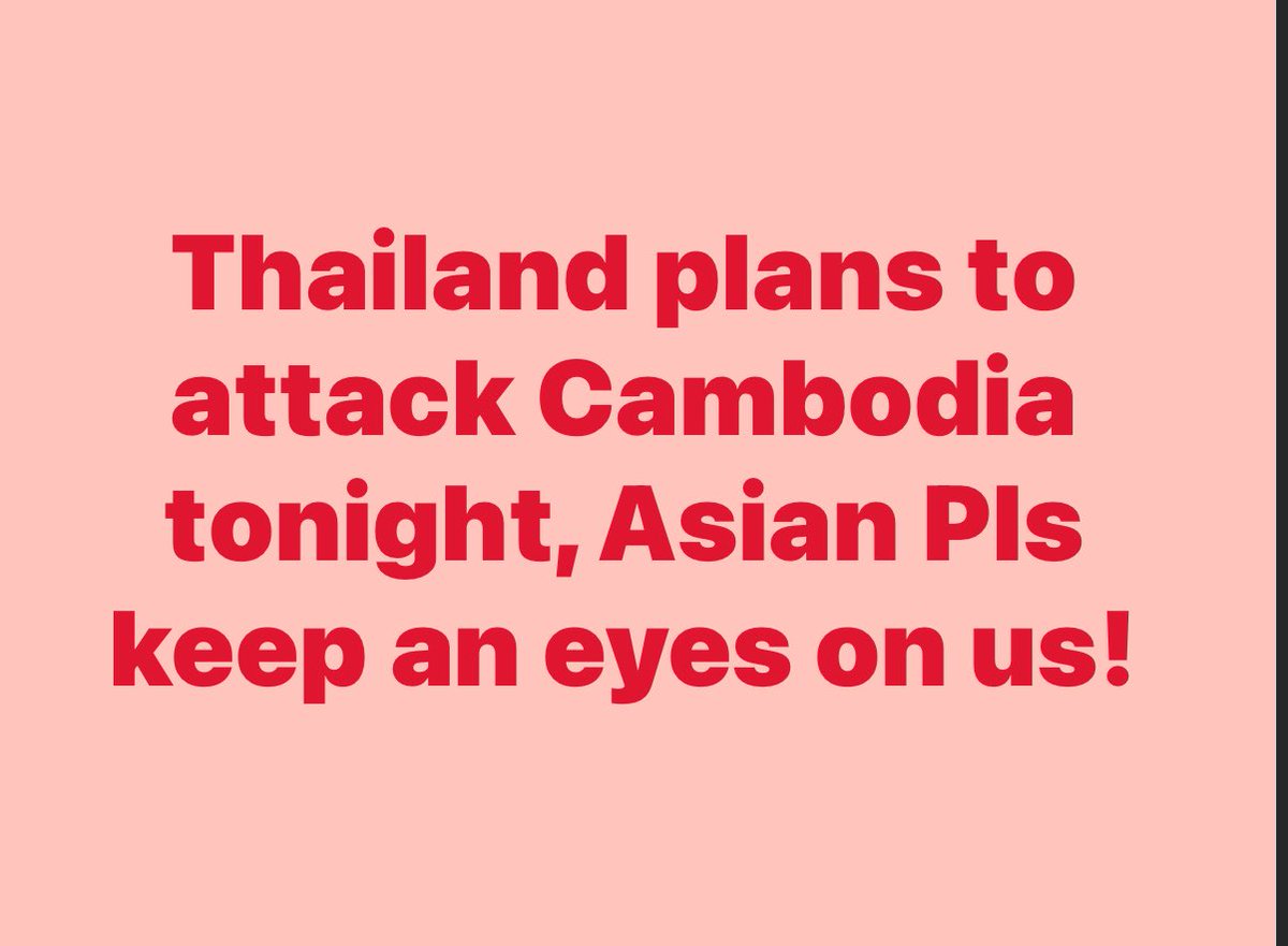 For more information 

Dear world, on August 03, 2025 at 8:25 PM Thailand started to attack Cambodia again, please remember that. 

RESPECT CEASEFIRE AGREEMENT 
#CambodiaNeedPeace