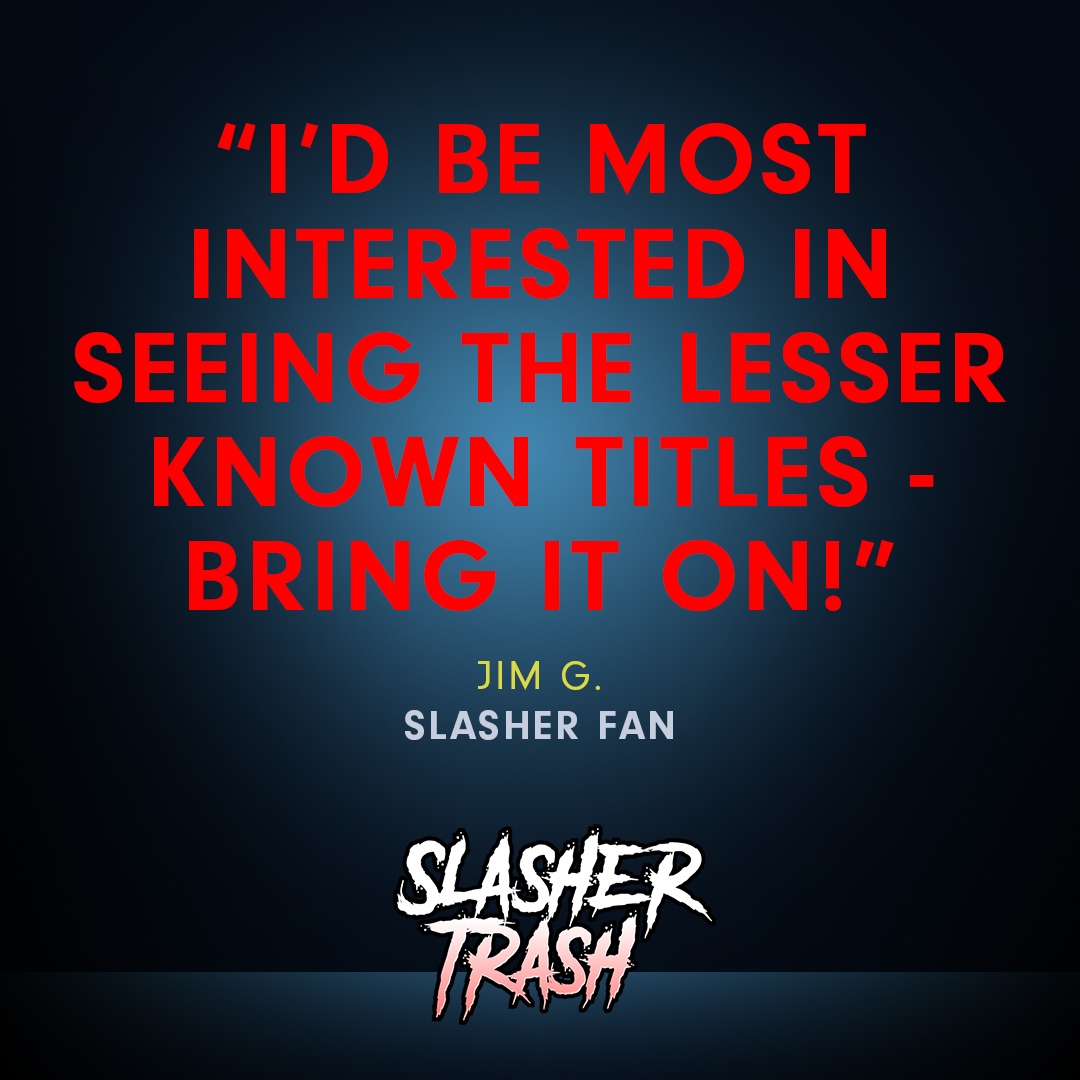 Believe us when we tell you - our new documentary SLASHER TRASH is going to be FULL of lesser known titles!