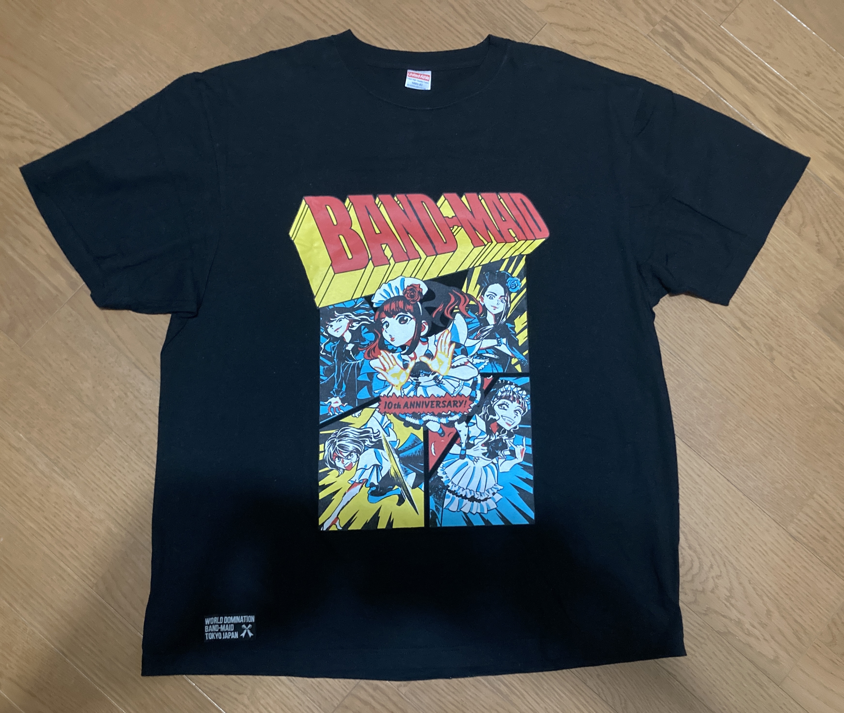 BAND-MAID アメコミTシャツ 51K90-WAIiL._SY350_QL65_.jpg